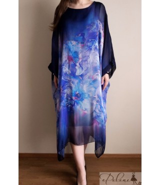 Nauja oversize tipo suknelė su šilku